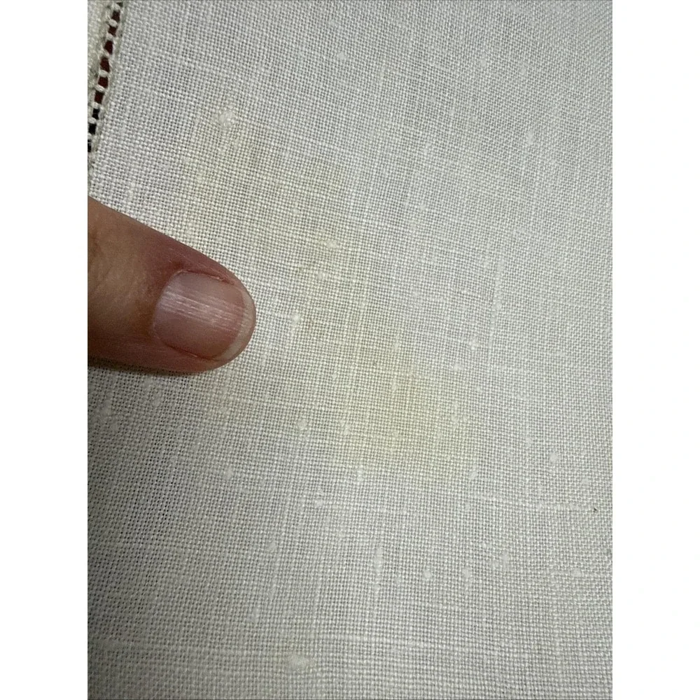 Vtg Embroidered Linen Cloth Table Napkins 16